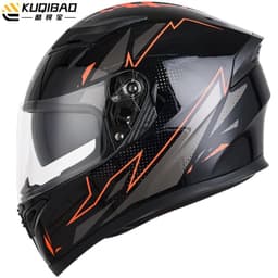 image-Coolqibao Motorcycle Full-Face Helmet Bluetooth XXL Gray