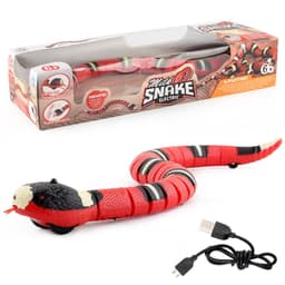 image-Remote Control Rattlesnake Toy - Silver