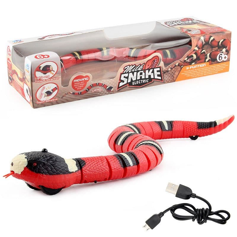 image-Remote Control Rattlesnake Toy - Silver