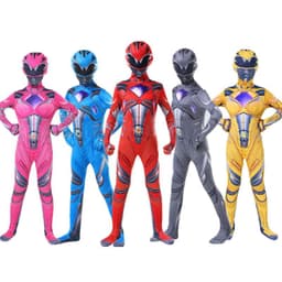 image-Power Rangers Cosplay Bodysuit - Pink Kids