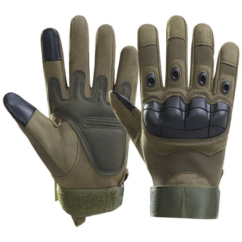 image-Outdoor Tactical Gloves - Black Long Finger