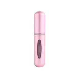 image-New portable 5ml mini self-pump perfume bottle bottom refillable spray bottle aluminum perfume empty bottle