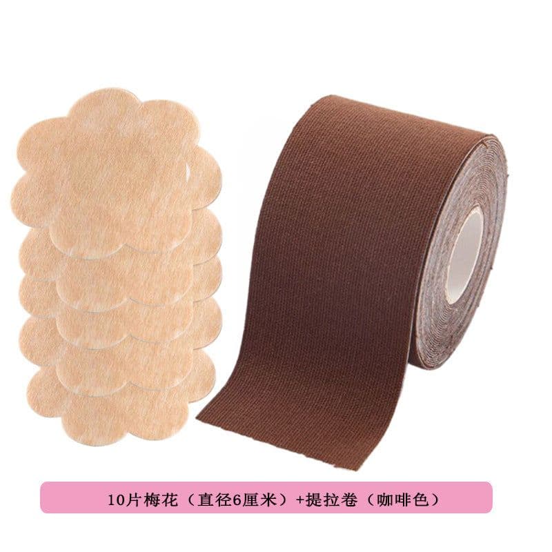 image-Invisible Elastic Breast Lift Stickers, 10cm*5m Nylon, Breathable
