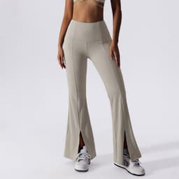 image-European & American Yoga Pants High-Waist Bell-Bottom 80-95