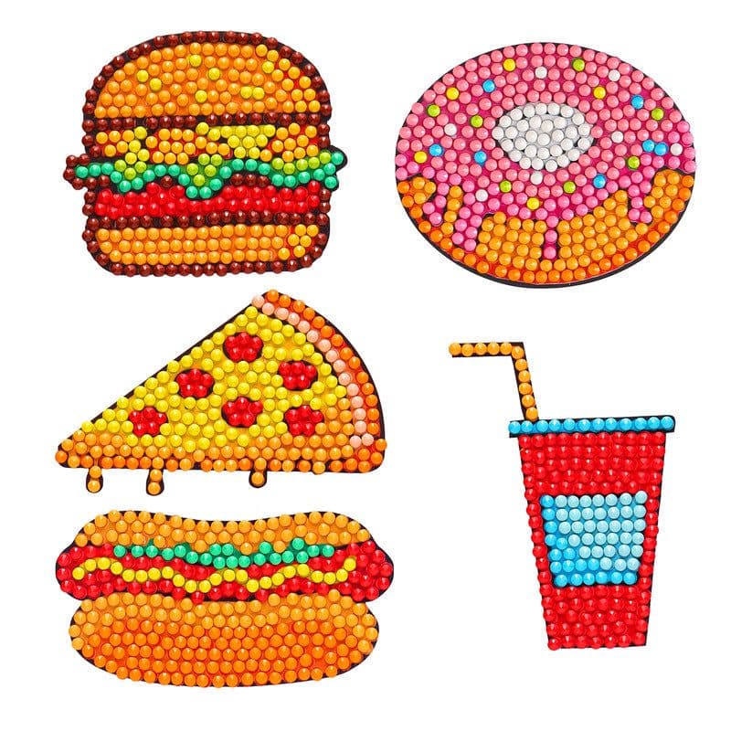 image-Douyin Rabbit Year Puzzle Sticker - DIY Crystal Diamond Fridge Decal - Cartoon Style