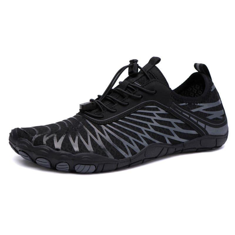 image-Five-Finger River Tracing Shoes - Gray Orange Hiking Cycling Shoes