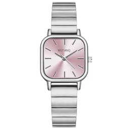 image-Women's Fashion Watch - Versatile Steel Belt Quartz Simple Design