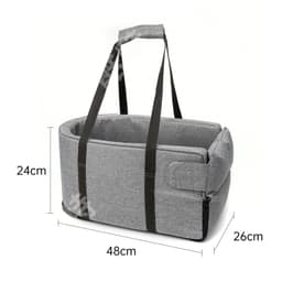 image-Amazon best-selling car dog kennel car pet car bag safety seat central control pet kennel bag