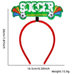 image-Football Headband Party Decoration - Non-woven Fans Cheer Props