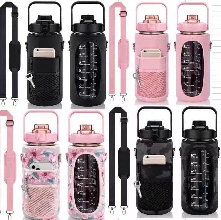 image-Manufacturers wholesale insulation cup sets insulation kettle sets water cup sets water bottle sets anti-collision can be inclined across diving material cup sets