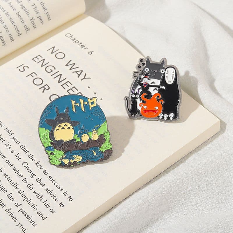 image-Anime Flame Cartoon Character Brooch
