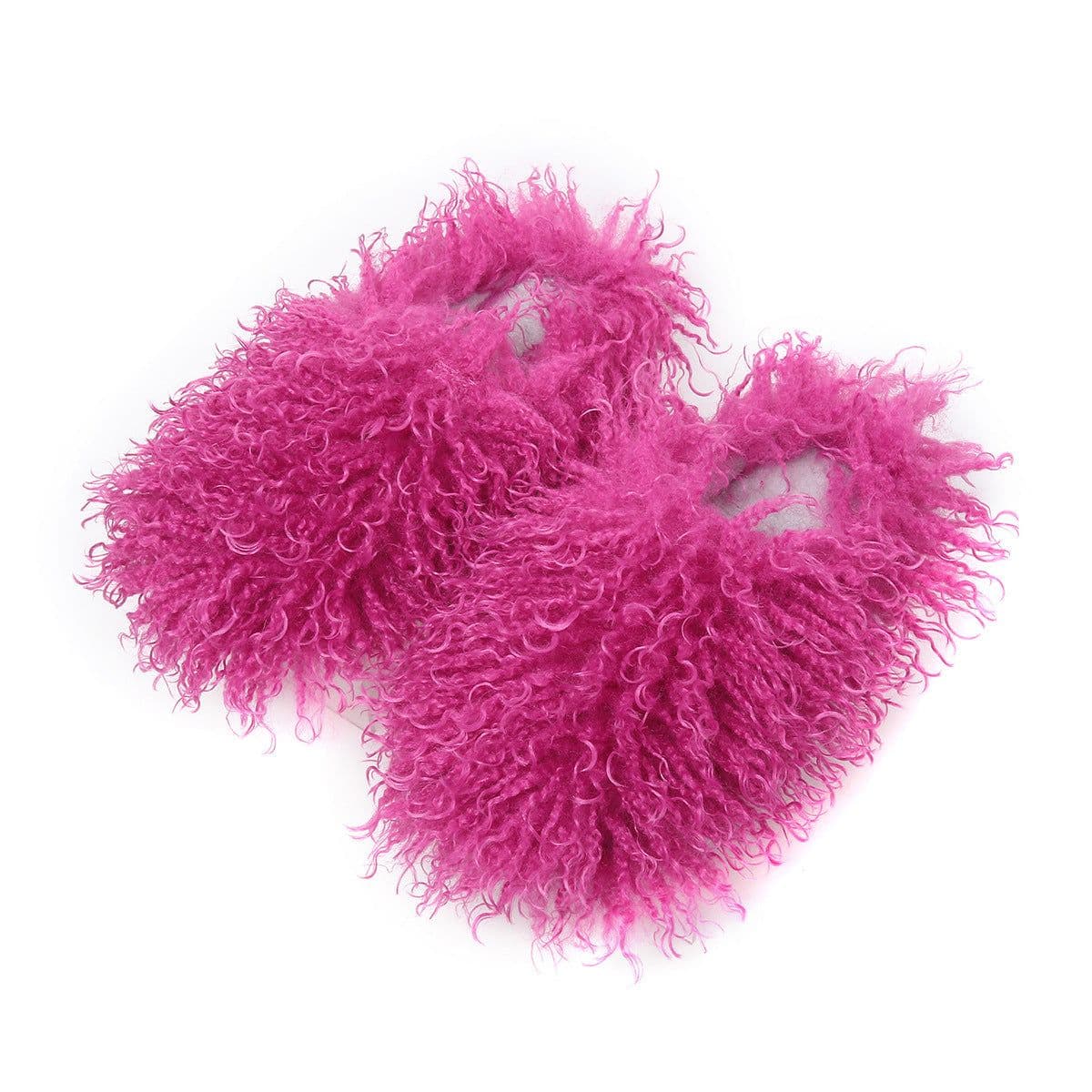 image-Women's Fur Slippers - Warm Home Cotton Slides