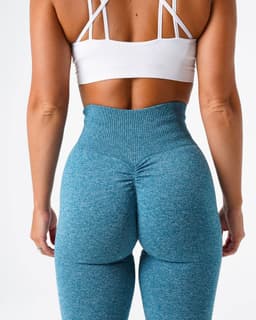 image-Exclusive Brown Fitness Yoga Pants with Hip Lifting Snowflake Design