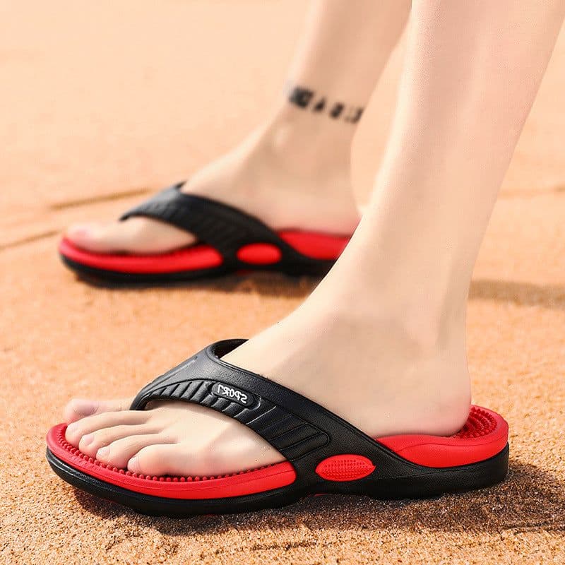 image-Fuji Beach Shoes - Breathable Massage Flip Flops Sandals Light Soft Sandals
