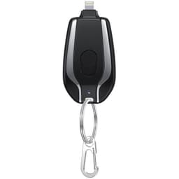 image-Portable Pink Mini Emergency Charger with 80% Efficiency, Ultra-Thin Mobile Power