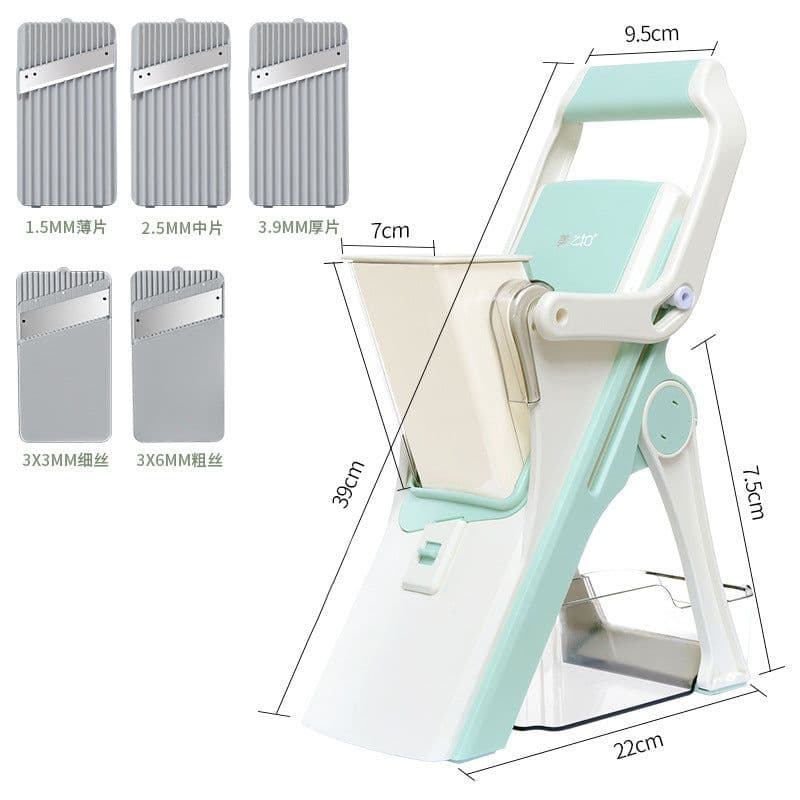 image-Kitchen cutting vegetables and meat slices multi-functional manual cutting Le vegetable cutter grater cross-border gift kitchen tools