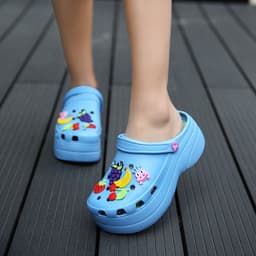 image-Teacup Mouse Clogs - White EVA Sole Korean Style
