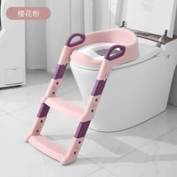 image-Children's Toilet Ladder - Potty Training Seat with Steps