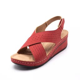 image-Women's Wedge Sandals - Beige Size 43 Eva Sole