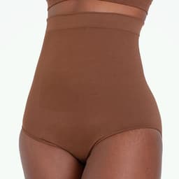 image-Cross-border foreign trade women's high-waisted silicone dispensing plastic pants European and American tight underwear corset hip lifting postpartum belly pants