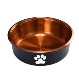 image-Large Capacity Stainless Steel Dog Bowl with Neck Guard