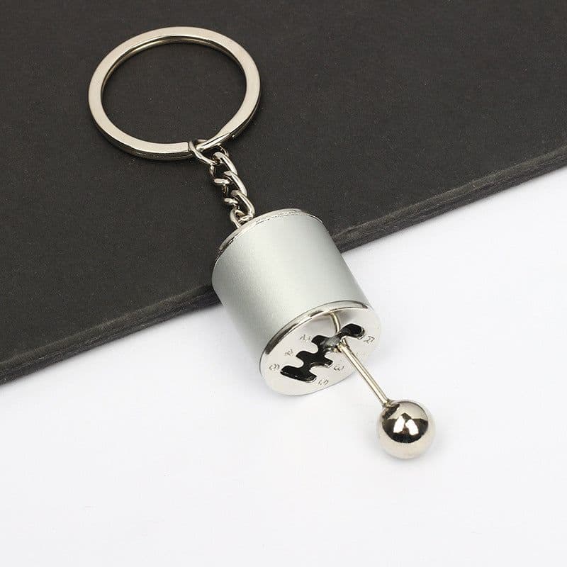 image-Cross-border wholesale car modification key chain speed and passion key male car pendant metal gear key chain