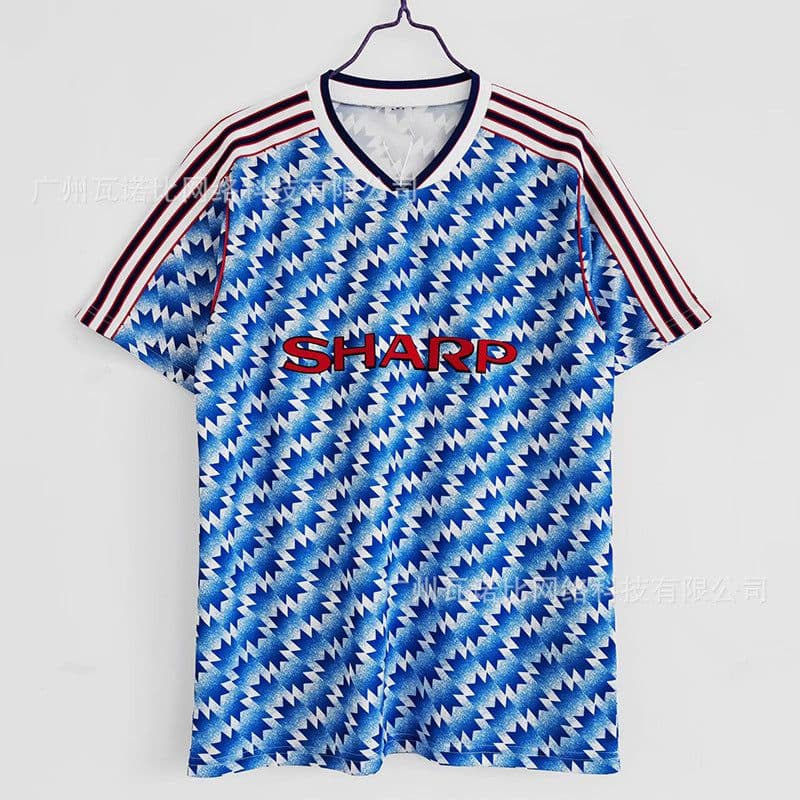 image-Football Jersey - Retro Home Away Long Sleeve Polyester