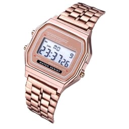 image-LED Digital Watch F91W - Steel Band 37mm Square Black