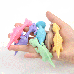 image-Zhijia TPR Catapult Dinosaur Toy - Kids Launch Slingshot