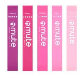 image-Utronix Silicone Resistance Bands - Yoga, Fitness, Stretch - 5-Pack