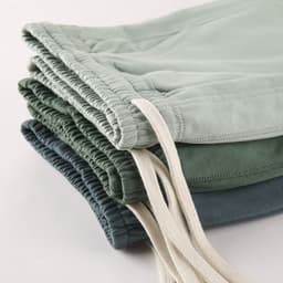 image-Heavyweight Cotton Shorts - Green 3XL Loose Casual Japanese Design