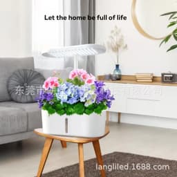 image-Full Spectrum LED Plant Growth Lamp - Black