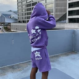 image-American Star Hooded Sweater Women's Violet XL