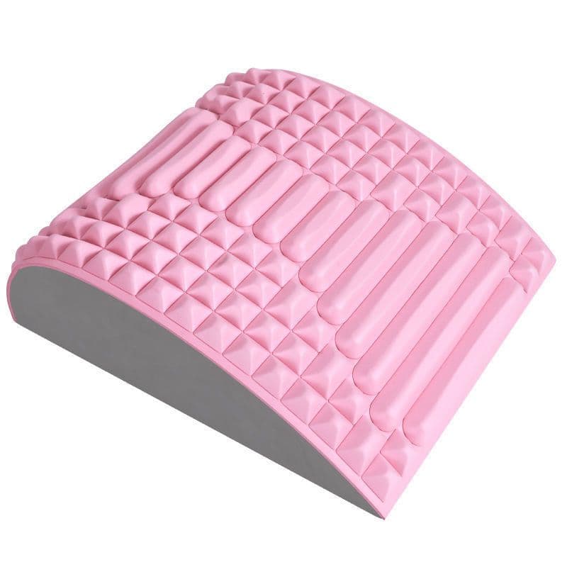 image-Eva Yoga Lumbar Reliever Pillow - Begonia Powder, 30x9.5x24.5cm