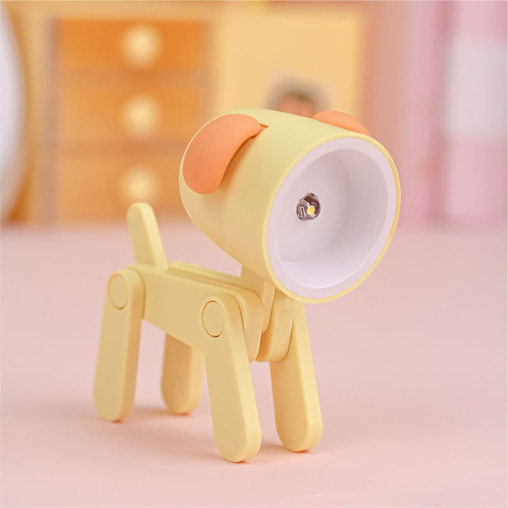image-LED Night Light Pet Decoration Mini Phone Holder - Orange