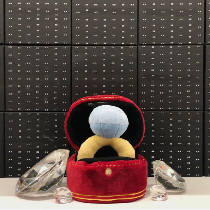 image-Ins Korean diamond ring set dog vocal toy pet Tibetan food toy foreign trade original single pets