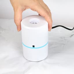 image-Vacuum Storage Bag with Electric Pump - White
