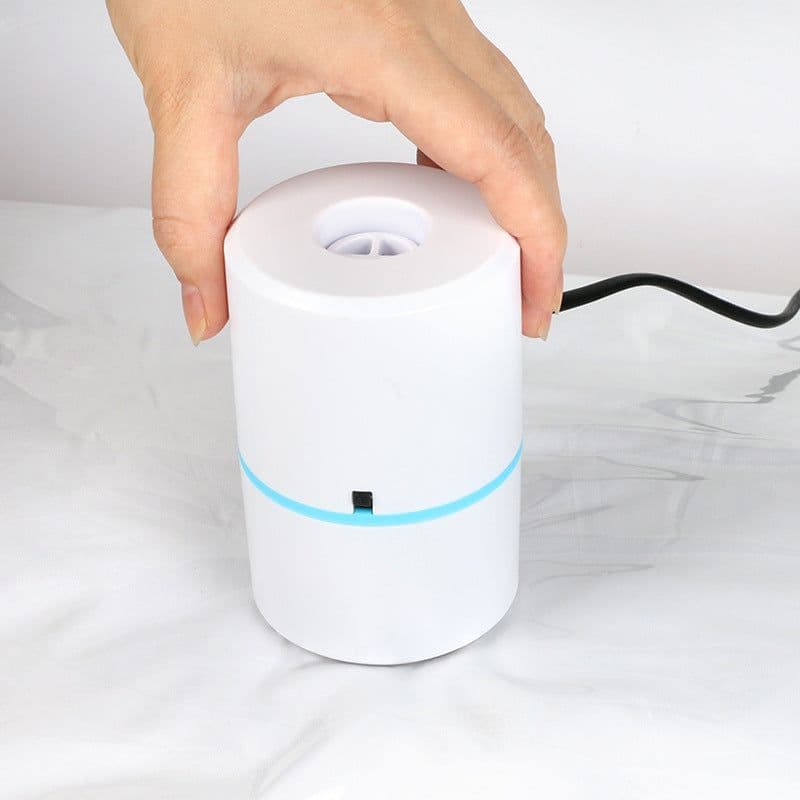 image-Vacuum Storage Bag with Electric Pump - White