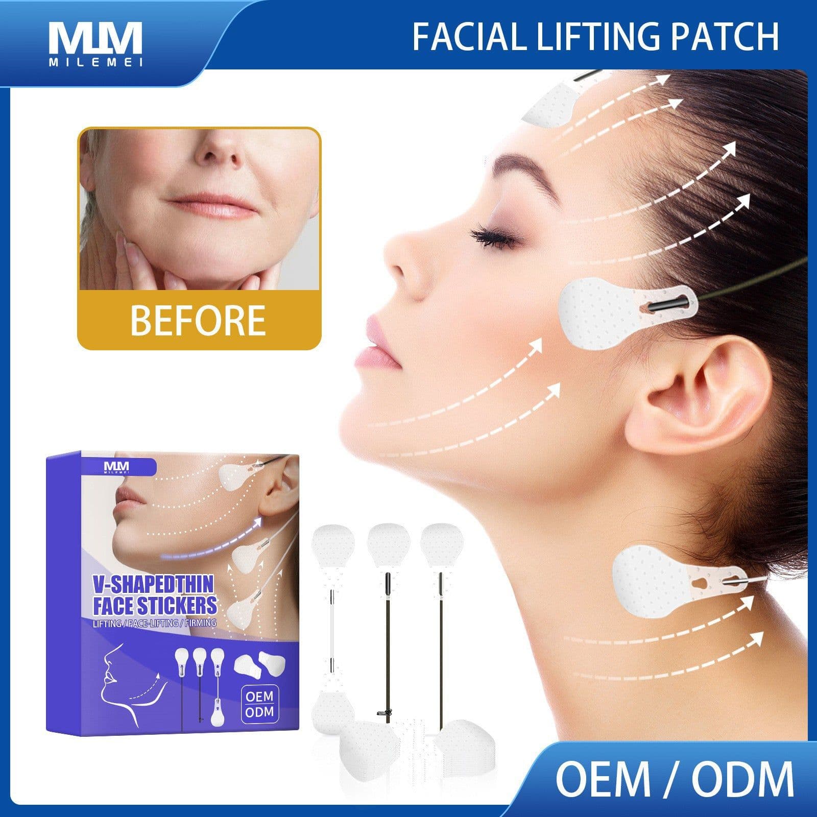 image-Milemei Face Lift Stickers V-Shaped - Set of 3