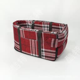 image-Amazon best-selling car dog kennel car pet car bag safety seat central control pet kennel bag