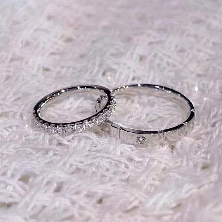 image-Official Couples Rings - Fresh & Sweet Korean Style Copper Jewelry - 2023