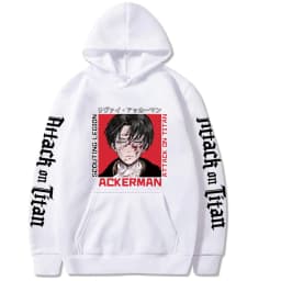 image-Attack on Titan Hooded Sweatshirt - Pink XXL