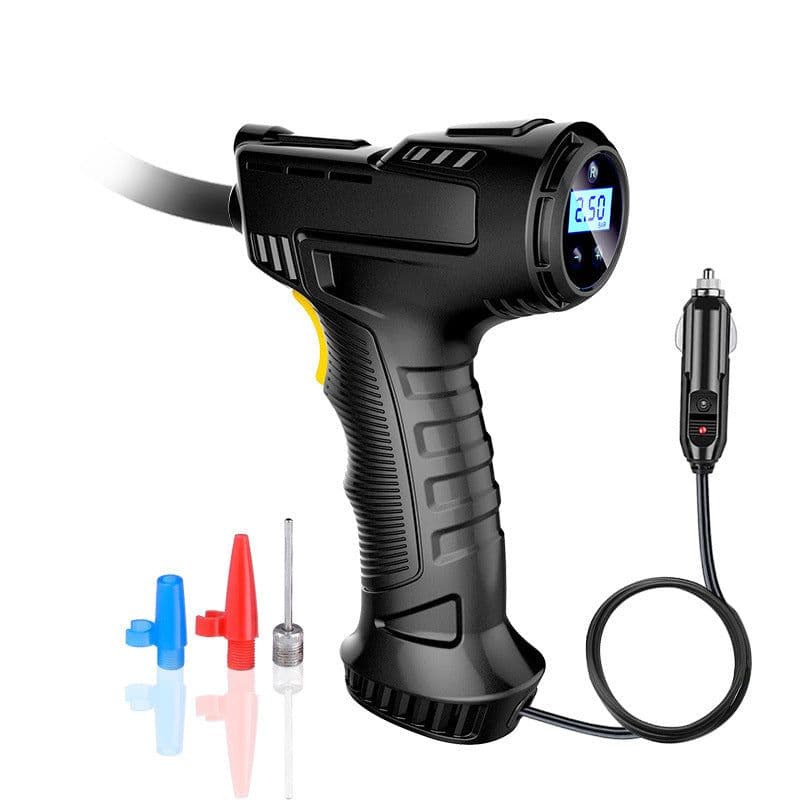 image-Wireless Digital Air Pump, 120W, USB/Wired Car Tire Inflation, 45L/min Flow