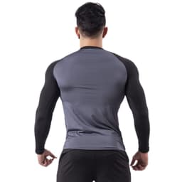image-Si Ge Tu Fitness Long Sleeve - Gray 3XL Quick Dry