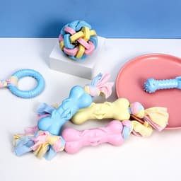 image-Yingmai TPR Rubber Dog Toy - 100g Bite Resistant Chew Toy