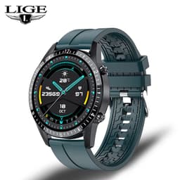 image-LIGE/Bangwei Multifunctional Smart Watch Bluetooth Call Pedometer Blood Pressure Heart Rate Detection Waterproof Watch