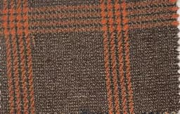 image-Men's Plaid Shirt Long Sleeve - Red-Brown XXXL