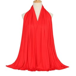 image-Modal Cotton Scarf - Long Soft Casual Solid Color