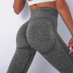 image-COCI Yoga Pants Women High Waist Seamless - Champagne XL