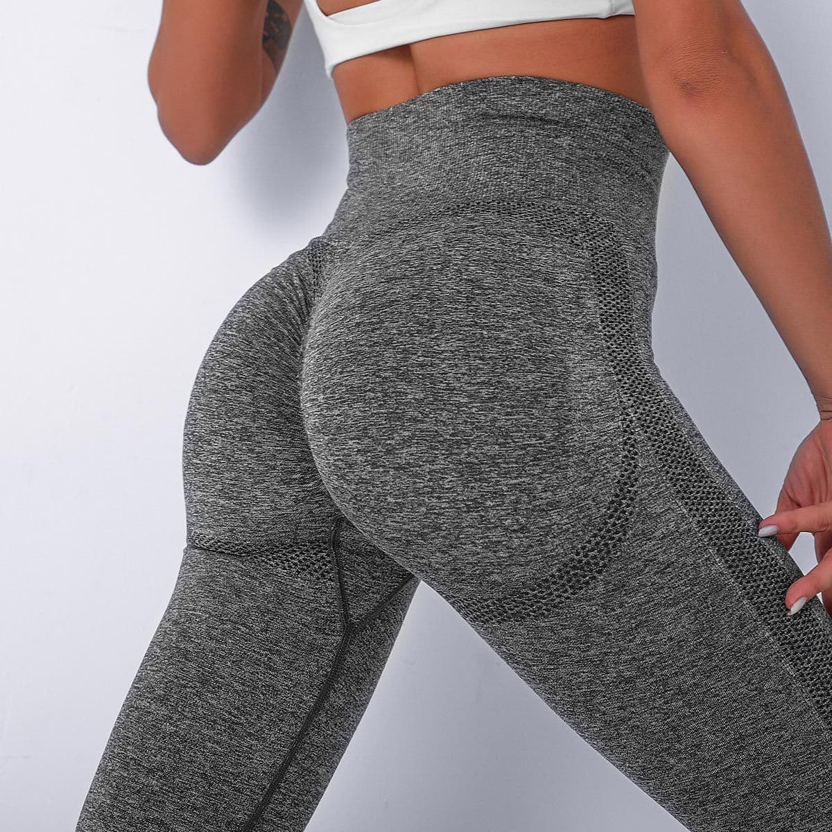 image-COCI Yoga Pants Women High Waist Seamless - Champagne XL